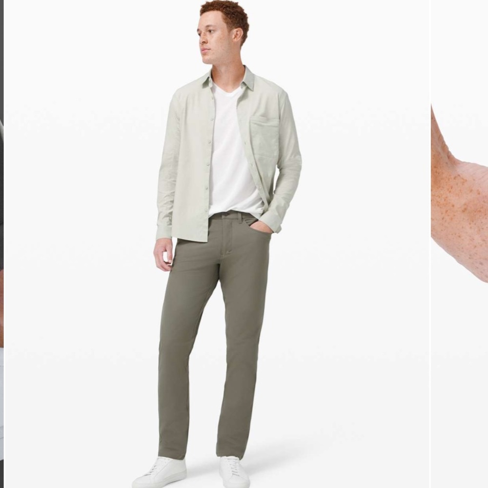 Lululemon ABC Pant Classic Warpstreme *34"
Grey Sage (FLAWED)